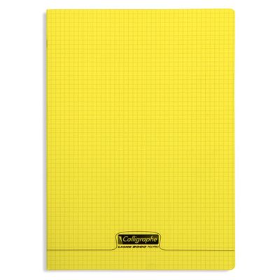 3210330183527-Calligraphe 8000 - Cahier polypro A4 (21x29,7 cm) - 96 pages - petits carreaux (5x5 mm) - disponible dans diff--1