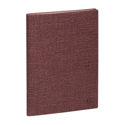 3660942060424-Agenda Tweed - 1 semaine sur 2 pages - 15 x 21 cm - 12 mois- disponible dans différentes couleurs - Ex--1