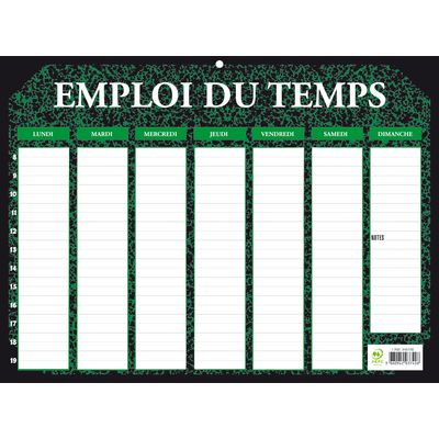 3660942060622-Emploi du temps Marbré 29,5 x 22 cm - Exacompta--0