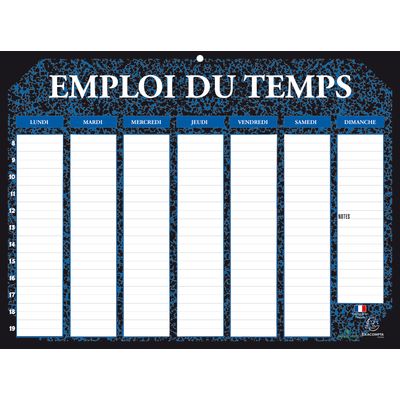 3660942060622-Emploi du temps Marbré 29,5 x 22 cm - Exacompta--1