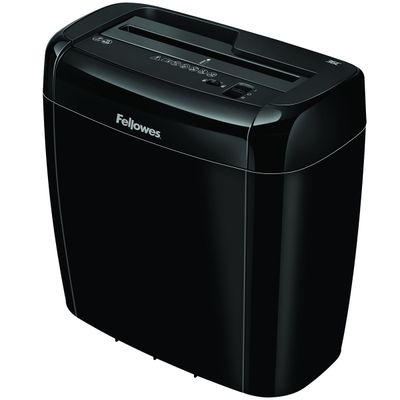 0043859724987-Fellowes Powershred 36C- destructeur de documents coupe croisée  - 6 feuilles - Corbeille 12 litres--0