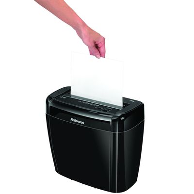 0043859724987-Fellowes Powershred 36C- destructeur de documents coupe croisée  - 6 feuilles - Corbeille 12 litres--2