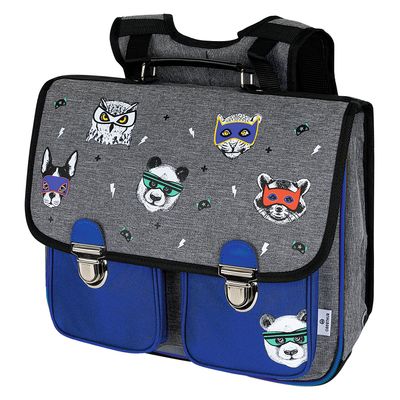3664447100203-Cartable By Oberthur - 38 cm - 2 compartiments - Oberthur--0