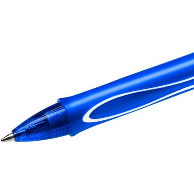 3086123498303-Bic Gelocity QuickDry - Pack de 12 rollers - 0,7 mm - bleu--2