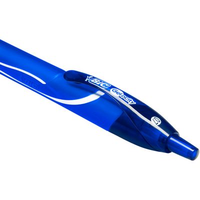 3086123498303-Bic Gelocity QuickDry - Pack de 12 rollers - 0,7 mm - bleu--4