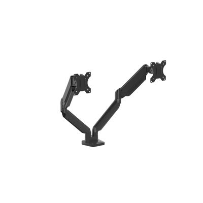 0043859716968-Fellowes Platinum series - Bras porte écran double jusqu'à 27'' par bras - facilement réglable -  fixation --1