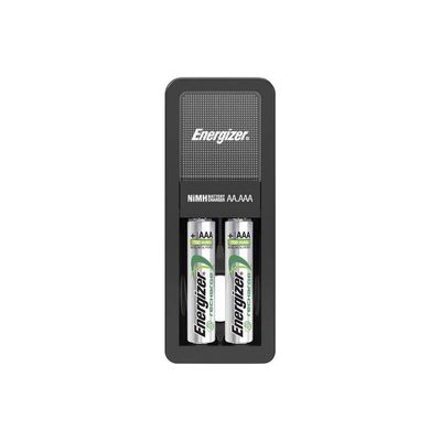 7638900421446-ENERGIZER  - Mini Chargeur pour piles rechargeables AA/AAA + 2 piles alcalines rechargeables AAA--1