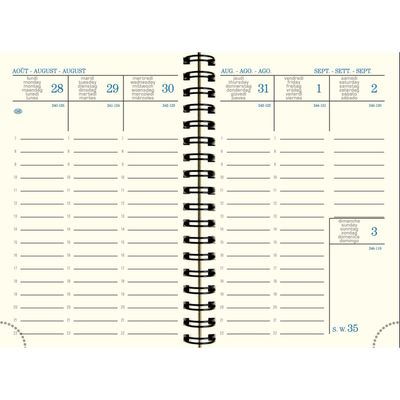 3660942060462-Agenda de poche Iderama septembre à décembre - 1 semaine sur 2 pages - 9 x 13 cm - disponible dans différentes cou--5