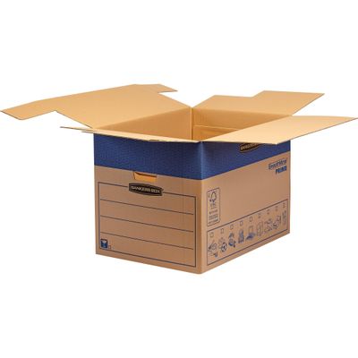 0400794357364-5 Cartons déménagement 127L - Bankers Box SmoothMove FastFold Fellowes--3
