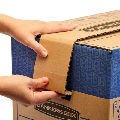 0400794357364-5 Cartons déménagement 127L - Bankers Box SmoothMove FastFold Fellowes--5