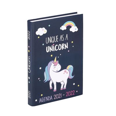 3135257148094-Agenda Licorne - 1 jour par page - 12 x 17 cm - 2 motifs disponibles - Viquel--2