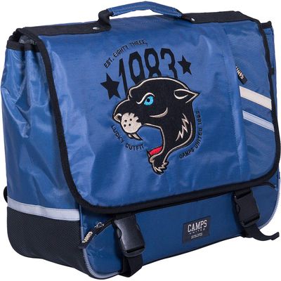 3661507465302-Camps Cartable Tigre 30 cm 2 compartiments Kid'Abord --0