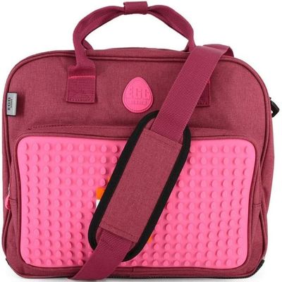3606012735434-DDP EGGIS - Sac à personnaliser pour ordinateur  - gris ou rose - 31,5 x 26,5 x 10 cm--12