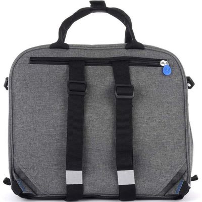 3606012735434-DDP EGGIS - Sac à personnaliser pour ordinateur  - gris ou rose - 31,5 x 26,5 x 10 cm--7