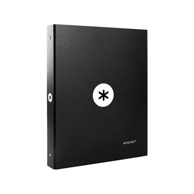 8423473596849-Antartik - Classeur à anneaux - Dos 40 mm - A4 - pour 225 feuilles - noir--1