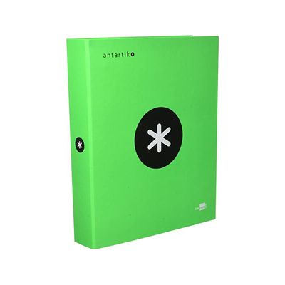 8423473793132-Antartik - Classeur à anneaux - Dos 40 mm - A4 - pour 225 feuilles - vert fluorescent--0