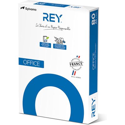 3141728704768-Rey Office - Papier blanc - A4 (210 x 297 mm) - 80 g/m² - Ramette de 500 feuilles--2