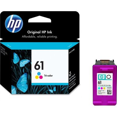0886111787814-HP 61 - 3 couleurs - cartouche d'encre originale (CH562WM)--1