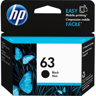 0889296267409-HP 63 - noir - cartouche d'encre originale (F6U62AN)--0