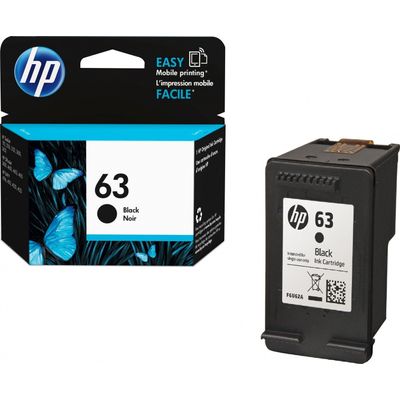 0889296267409-HP 63 - noir - cartouche d'encre originale (F6U62AN)--1