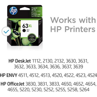 0889296267423-HP 63XL - noir - cartouche d'encre originale (F6U64AN)--1