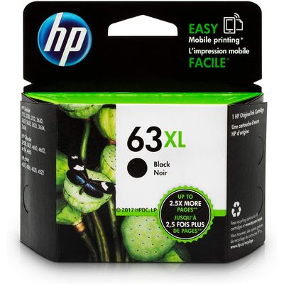 0889296267423-HP 63XL - noir - cartouche d'encre originale (F6U64AN)--0