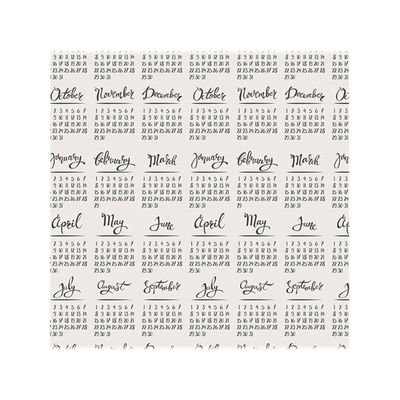3329682019665-Clairefontaine Excellia - Papier cadeau - 70 cm x 50 m - 80 g/m² - motif calendrier--1