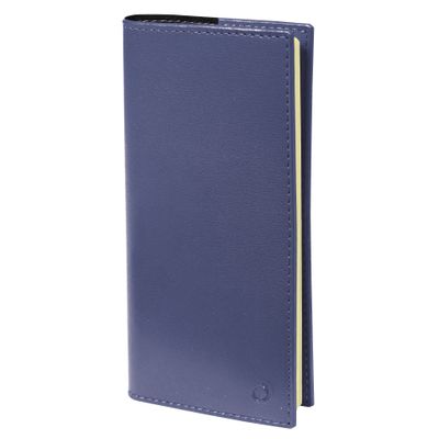 3371010409167-Agenda de poche Soho Planital - 1 semaine sur 2 pages - 8,8 x 17 cm - bleu ardoise - Quo Vadis--0