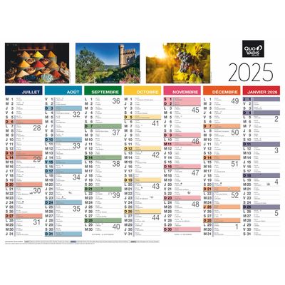 3371010401673-Quo Vadis - Calendrier Fantaisie - 13 mois - 55 X 40,5 cm - Tradition--1