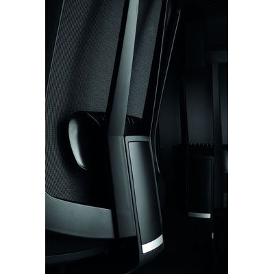3700339883585-Fauteuil de bureau SHADE - accoudoirs réglables - appuie-tête réglable - noir--3
