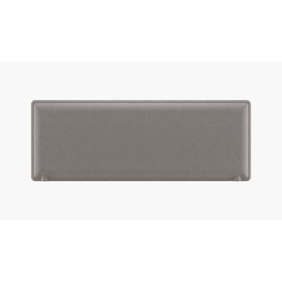 7331910018964-Panneau acoustique avec patine de fixation - L140 x 40 cm - Gris--0