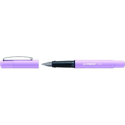4006381538916-STABILO beFab! - Stylo plume - corps large - lilas pastel--0