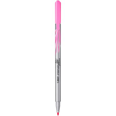 3086123514928-BIC Intensity - Feutre fin - pointe moyenne - rose--0