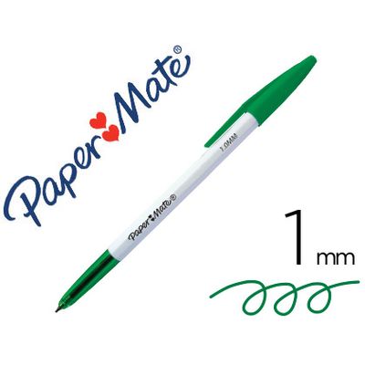 3026980844202-Paper Mate 045 - 50 Stylos à bille - vert--1