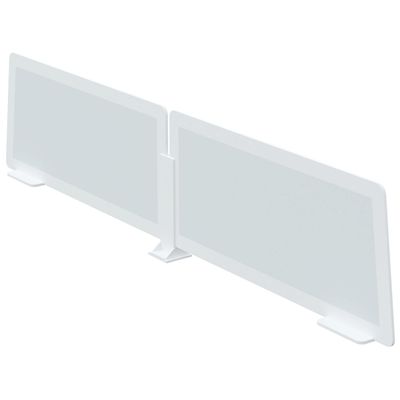 3660141256246-Lot de 2 écrans de séparation en polystyrène - H35 x L80 cm - hêtre--0