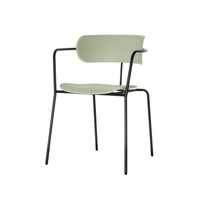 3660141232905-Chaise BISTRO - avec accoudoirs - vert--1