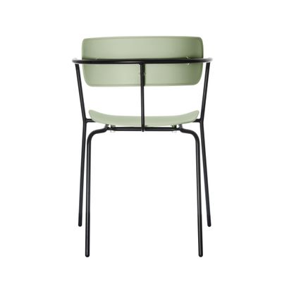 3660141232905-Chaise BISTRO - avec accoudoirs - vert--3