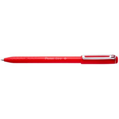 0884851041029-Pentel iZee - Stylo à bille capuchon - rouge - 1 mm - moyen--0