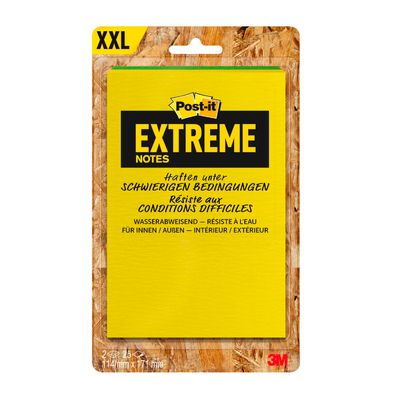 0638060276495-Post-it Extreme - 2 Blocs notes adhésives extérieures - 114 x 178 mm--0