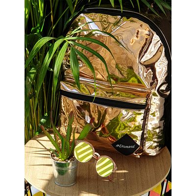 3135257072429-#Diamond - Sac à dos doré - 1 compartiment - Viquel--4