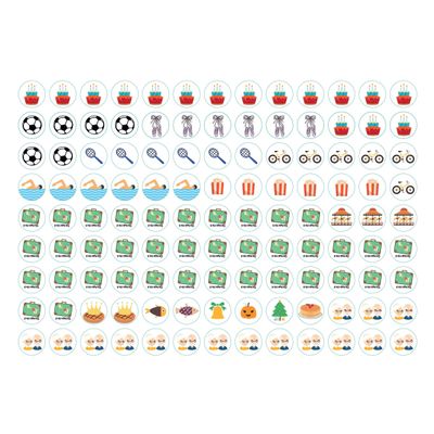 3371010442744-Calendrier à feuilles Kawaii - Septembre à Août - 30 x 30 cm - animaux - Quo Vadis--3