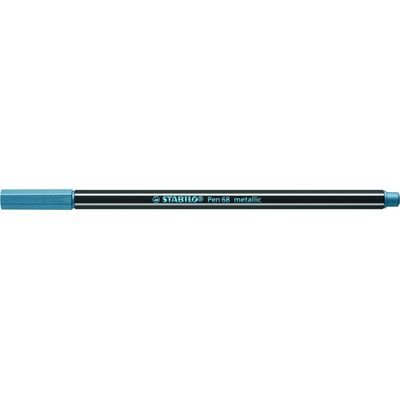 4006381530224-STABILO Pen 68 Metallic - Feutre métallisé 1,4 mm - bleu--1