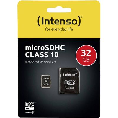 4034303016655-Intenso - carte mémoire 32 Go - Class 10 - micro SDHC--2