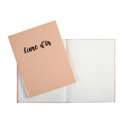 3130630476603-Exacompta Aquarel - Livre d'or 27 x 22 cm - corail-Multi-angle-1
