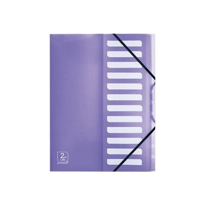 3045050287091-Oxford 2nd Life - Trieur polypro 12 positions - disponible dans différentes couleurs-Avant-3