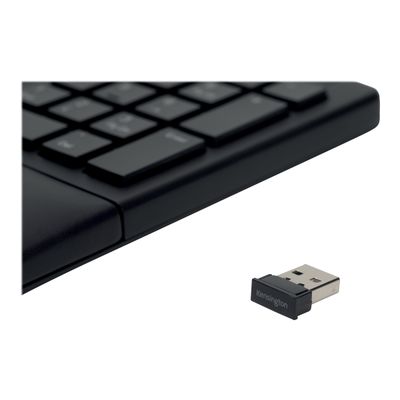 5028252602730-Kensington Pro Fit Ergo - Ensemble clavier et souris sans fil - Azerty - noir-Angle droit-15