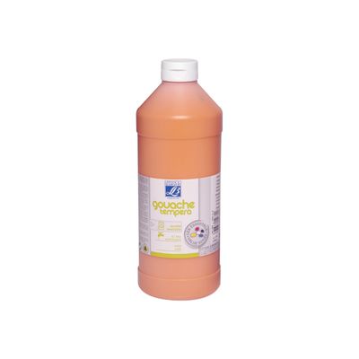 3013641885148-Les Essentiels - Peinture - gouache - orange - 1 l-Avant-0