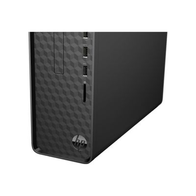 0196068491895-HP Slim S01-aF1022nf - MT - unité centrale - Pentium Silver J5040 2 GHz - 8 Go - SSD 256 Go --Gros plan-3