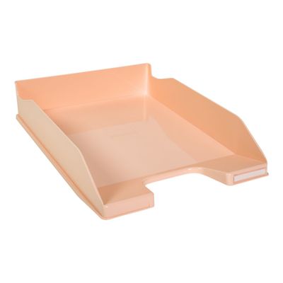 0404000100522-Exacompta Combo Midi - 4 Corbeilles à courrier - couleurs pastels glossy-Angle gauche-6