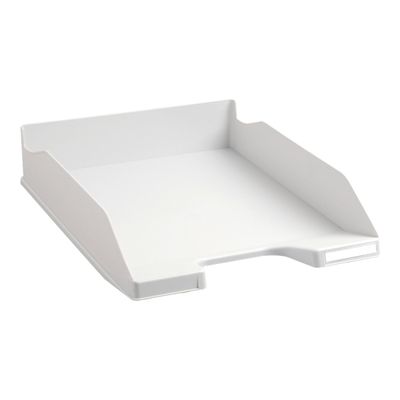 9002493115729-Exacompta COMBO - Corbeille à courrier gris -Angle gauche-1